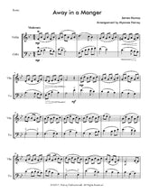 Away in a Manger for Violin and Cello - PDF Download